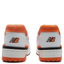 New Balance 550 - White / Varsity Orange 6.5