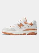 New Balance 550 Womens White/Orange Trainers