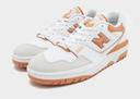 New Balance 550 Womens White/Orange Trainers