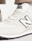 New Balance 574 'Beige Angora' Sneakers | Cream | Women's Size 8