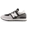 New Balance 574 Big Kids' Shoes Grey-White gc574-da2, Gray