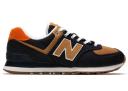 New Balance 574 Black Denim Workwear