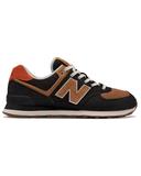 New Balance 574 Black Denim Workwear