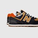 New Balance 574 Black Denim Workwear