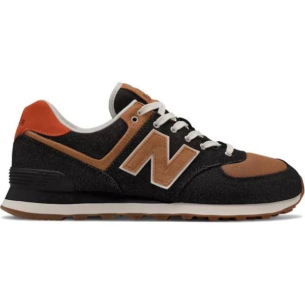New Balance 574 Black Denim Workwear
