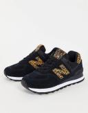 New Balance 574 Black Denim Workwear
