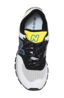 New Balance 574 Black Helium - Size 10.5 D - Grey/Yellow
