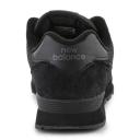 New Balance 574 Black Synthetic Suede/Mesh Sneakers