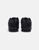 New Balance 574 Black Synthetic Suede/Mesh Sneakers