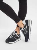 New Balance 574 Black Trainers