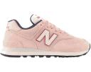 New Balance 574 Black Vibrant Sky Pink (Women's)