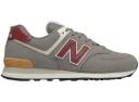 New Balance 574 Black White Grey Gum
