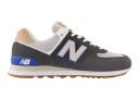 New Balance 574 Black White Grey Gum