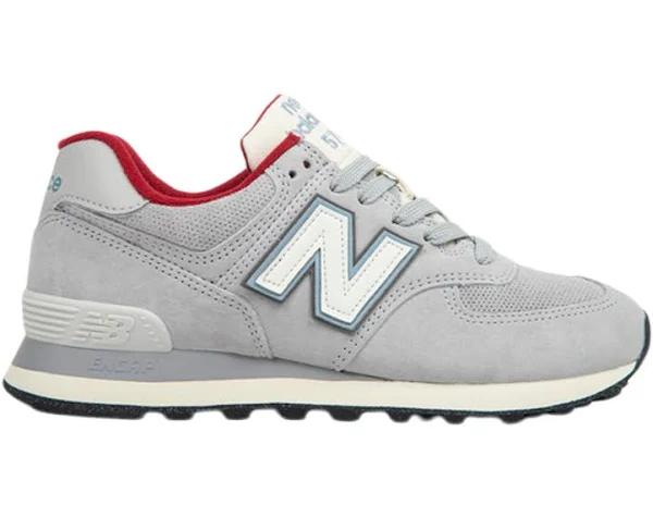 New Balance 574 Blue Varsity Red (Women's)