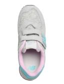 New Balance 574 Grey Velvet Suede/Heather Mesh Sneakers