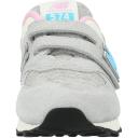 New Balance 574 Grey Velvet Suede/Heather Mesh Sneakers