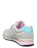 New Balance 574 Grey Velvet Suede/Heather Mesh Sneakers