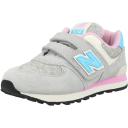New Balance 574 Grey Velvet Suede/Heather Mesh Sneakers