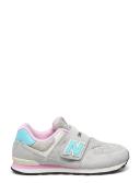 New Balance 574 Grey Velvet Suede/Heather Mesh Sneakers