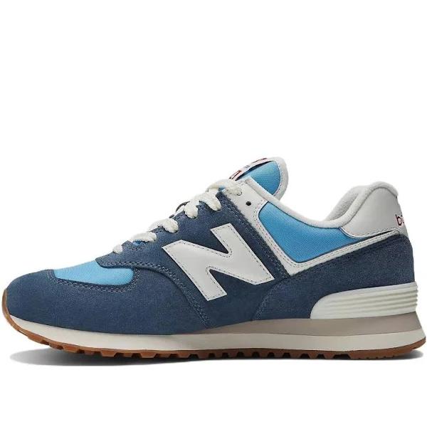 New Balance 574 Grey Velvet Suede/Heather Mesh Sneakers
