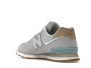 New Balance 574 Grey White Light Blue Gum