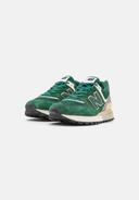New Balance 574 Legacy Green Silver Shoes - Size 5 - Green/White