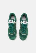 New Balance 574 Legacy Green Silver Shoes - Size 5 - Green/White