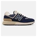 New Balance 574 Navy White Beige