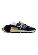 New Balance 574 Navy White Beige