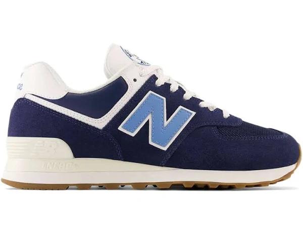 New Balance 574 Navy White Blue