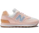 New Balance 574 Pink Blue Orange (Women's)