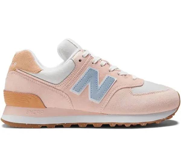 New Balance 574 Pink Blue Orange (Women's)