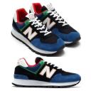 New Balance 574 Rugged Black Captain Blue