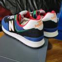 New Balance 574 Rugged Black Captain Blue