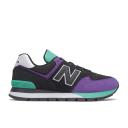 New Balance 574 Rugged Black Prism Purple