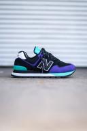 New Balance 574 Rugged Black Prism Purple