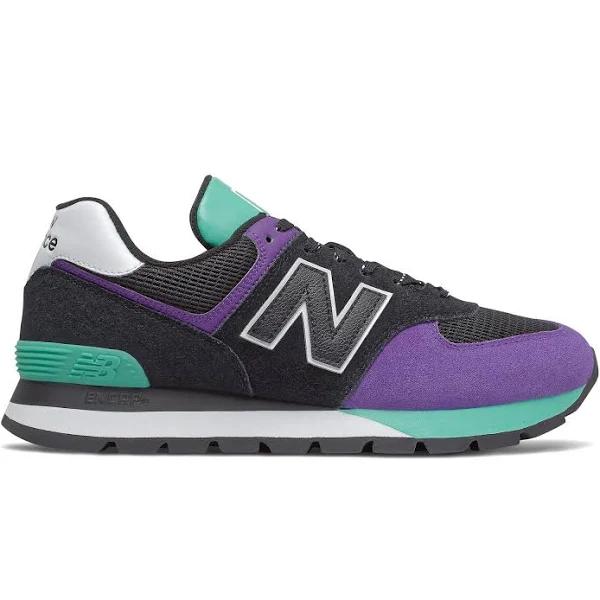 New Balance 574 Rugged Black Prism Purple