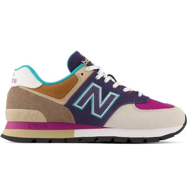 New Balance 574 Rugged 'Navy Brown' Sneakers | Blue | Men's Size 8.5