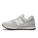 New Balance 574 Rugged Raincloud - Size 8 - White/Grey/Black