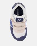 New Balance 574 Self-Fastening Strap Infant Sneakers in Indigo 08 M