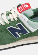 New Balance 574 Shoes Green Navy Blue - 47.5