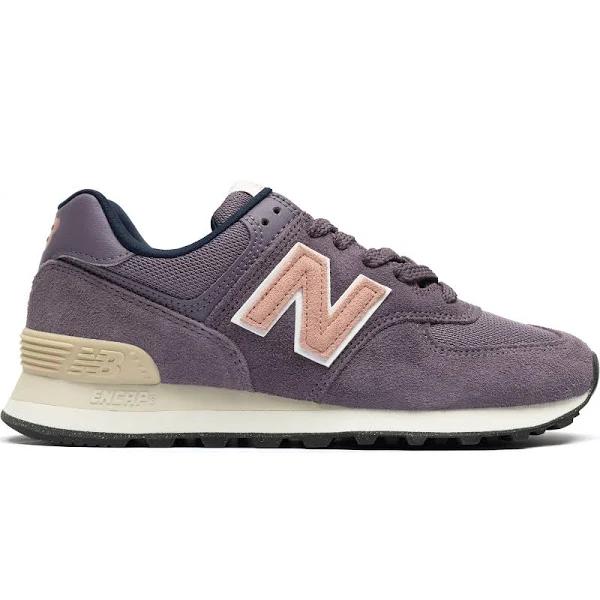 New Balance 574 Shoes Lilac Pink Beige Women - 41