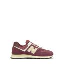 New Balance 574 Shoes Maroon Beige - 42.5