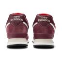 New Balance 574 Shoes Maroon Beige - 42.5