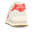 New Balance 574 - Size 8.5 D - Light Grey/Red