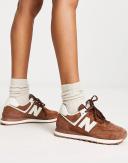 New Balance 574 Sneakers in Brown