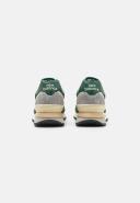 New Balance 574 Sneakers in Dark Green and Off White