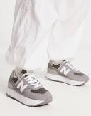 New Balance 574+ Sneakers in Dark Grey