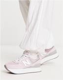 New Balance 574+ Sneakers in Light Pink