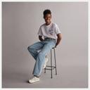 New Balance 574 Sneakers in Off White and Dark Green